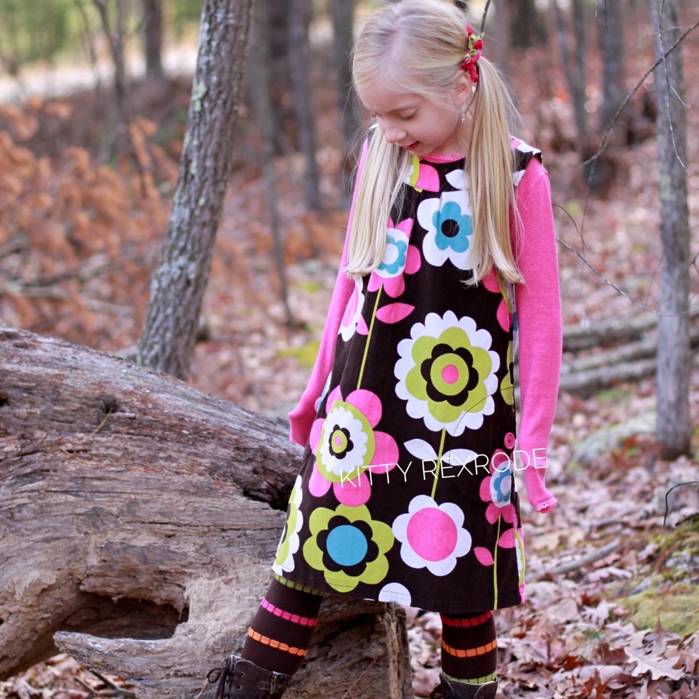 Mini Boden flower power dress 9 10